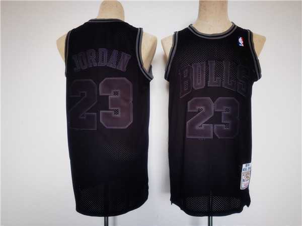 Mens Chicago Bulls #23 Michael Jordan Black Stitched Basketball Jersey->nba womens jerseys->NBA Jersey